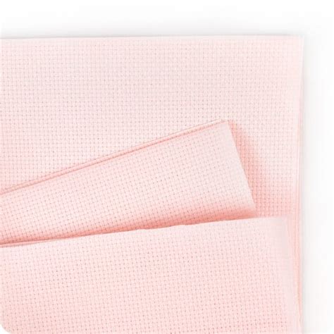 Aida 14 Count Pink 19" x 21"/50 cm x 53 cm from Zweigart. 3706-4110Q